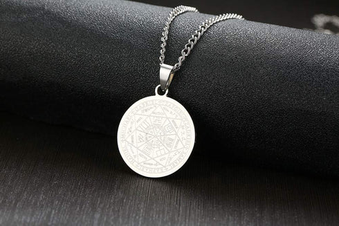 VNOX Seals of The Seven Archangels Pendant/Metatron’s Cub/Saint Michael Statement Necklace Talisman Pendant Amulet Jewelry...