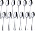 12PCS Dinner Spoons Set, Stainless Steel Coffee Spoons Tea Spoons Silverware for Home Kitchen Restaurant...