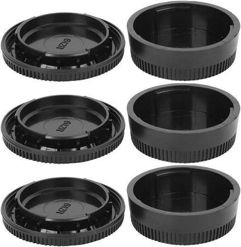 Camera Body and Lens Rear Kit for Nikon F Mount Cameras, Dustproof Lens Protector Cover and Body Protector Set, Scratch Resistant Camera Body Lens...
