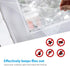 200X150cm Magnetic Window Screen DIY Screen Window with Tape Anti-Insect Bug Mosquito Door Curtain Net Mesh...