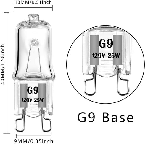 W10709921 Microwave Light Bulbs Compatible with K-itchenaid Jenn-air Whirlpool Ma-ytag Replace for W10112515 AP5983626 PS11722423 AH2338904 146485...
