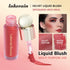 3 Pcs Soft Liquid Blush, Beauty Makeup for Long-Lasting, Natural Skin Tint, Moisturizing Face Stick for Cheek, Matte Finish Looking(#02Happy+#03Ho...