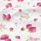 Hanjunzhao Strawberry Fabric by The Yard, Strawberries on White Background, Cotton Fabric for Clothing Sewing and Arts Crafts, 39 by 63-inch (1.09...