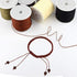 Nylon Beading Cord for Chinese Knotting Macrame String Bracelet Braided Thread Jewelry Making Material Coffee...