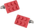 Cuff-Daddy Red Building Block Cufflinks with Presentation Gift Box Perfect for Travel...