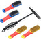 10.6 oz 300g Spring Handle Welding Chipping Hammer with 2 pack Nylon Clean Brush and 2 packs Steel Wire Brush 5 in 1 Kit...