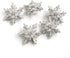5pc/lot Luxury crystal buttons for clothes Cubic zircon button for coat Decorative CZ sewing Silver buttons for cashmere cardigan (29mm/1.14")...