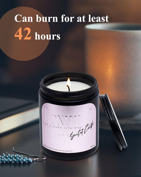 Aromatherapy Candle, Lavender and Rosemary Scented Candles for Home, 7OZ 100% Natural Soy Wax Candles for Women, Perfect Candles Gift for Christma...