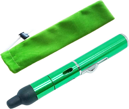 Butane Torch Lighter, Fengfang Metal All-in-One Tube Built-in Detachable Refillable Butane Torch Handheld Lighter (1 Pack Green)...