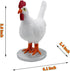 3D Chicken Egg Lamp,Lifelike Resin Chicken Egg Night Light,Easter Eggs Lamp,Egg Laying Chicken LED Table Lamps with USB,Warm Light Bedside Lamp,Th...