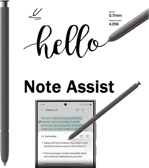Galaxy S24 Ultra S Pen Replacement for Samsung Galaxy S24 Ultra Stylus Pen,WithoutBluetooth,4096 Levels of Pressure Sensitivity,US Version,EJ-PS92...