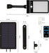 Aqonsie Solar Lights Outdoor with Remote, 56LED 180° Adjustable Angle Security Night Light Outside Motion Sensor Remote Control & 3 Lighting Modes...