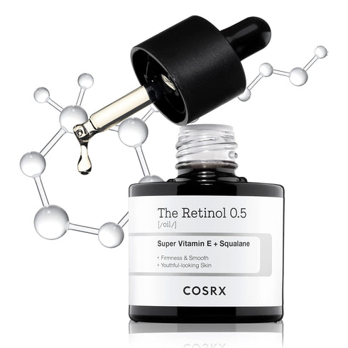 COSRX Retinol 0.5 Oil, Anti-aging Serum with 0.5% Retinoid Treatment for Face, Reduce Wrinkles, Fine Lines, & Signs of Aging, Gentle Skincare for ...