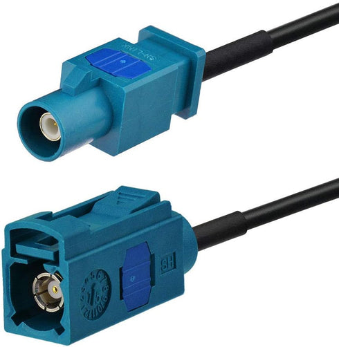 Bingfu Fakra Z Female to Male Vehicle Antenna Extension Cable 5m 16.5 feet for Car Stereo Android Head Unit GPS Navigation FM AM Radio Sirius XM S...