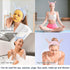 2 Pcs Women Headband for Washing Face, Cute Snail Makeup Headbands Soft Elastic Hairband Cute Snail Headband Makeup Headband Skincare Shower Hair ...