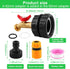 Ibc Tote Adapter Ibc Tote Fittings Ibc Tote Valve with 2.44inch IBC Tote Adapter Sealing Tape Quick Connector 3/4inch Pacifier for 1000L/264 Gallo...