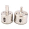 Glass Drill Bits,38 mm Marble Drill Bit Hole Saw 45mm 2Pcs/Set Hole Saw Set Coated Hole Saw Drill Bits Set Tool Compatible with Power ToolsMarble ...