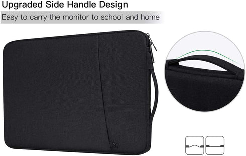 Waterproof Drawing Tablet Sleeve Case Bag for XP-Pen Deco 01 V2/ Artist12 Pro, Huion H610 Pro/ HS610 HS611, UGEE M708, Wacom One, GAOMON PD1161, B...