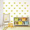 24PCS Cartoon Mickey Mouse Head Wall Sticker Baby Nursery Cute Animal Wall Decal Children Room, Wall Art Easy Removable (Yellow, Vinyl PVC Materia...