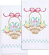 Jack Dempsey Needle Art Basket of Daisies Decorative Hand Towels......