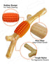 SCHITEC Dog Chew Toy for Aggressive Chewers, Tough Big Nylon & Rubber Teething Stick with Real Maple Wood Flavor for Large Medium Breed...