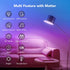 OREiN Matter Smart RGBTW Bulb, Smart Light Bulbs Work with Apple Home, Alexa, Google Home, SmartThings, A19 Color Changing Light Bulbs 2.4Ghz WiFi...