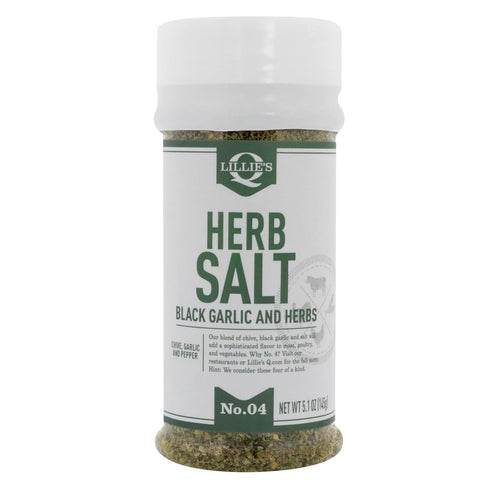 Lillie’s Q - Herb Salt Seasoning, Garlic and Herb Seasoning for Grilling, Seasoning with Chives and Parsley, Perfect on Meat, Poultry & Vegetables...