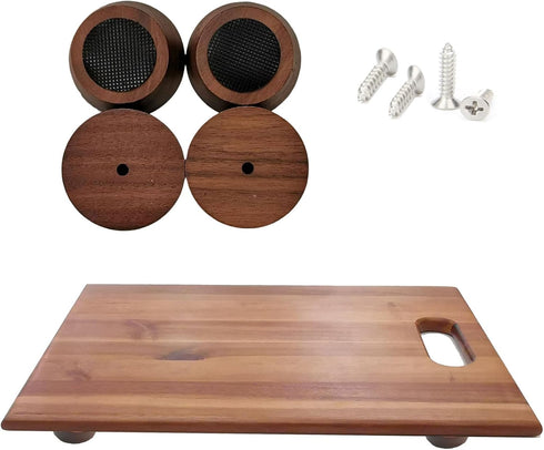 Wooden Cutting Board Feet - wooden chopping board feet with non-slip silicone feet for butcher block cutting board feet silicone Wooden Cutting Bo...