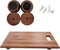 Wooden Cutting Board Feet - wooden chopping board feet with non-slip silicone feet for butcher block cutting board feet silicone Wooden Cutting Bo...