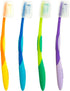 Pro-Clean Toothbrush with Small Head for Better Reach (Family Care - Medium Bristles) Individually Wrapped - 4 Colors - 4 Count (Pack of 1)...