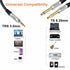 DTECH 3ft 3.5mm to 1/4 Adapter Audio Stereo Cable TRS 1/8 to Dual Quarter Inch TS 6.35mm Y Splitter Guitar AMP Aux Cord for Headphones Jack Laptop...