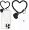 Heart Loop Phone Lanyard, Smart Phone Hand Wrist Lanyard Strap with Key Chain Holder Compatible with Most Smartphones for Cell Phone Case Keys ID ...