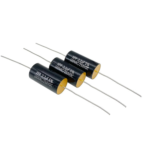 2PCS 250V 2.2UF Capacitor Frequency Divider Capacitance Audio Speaker Capacitor Polypropylene Film Non-Polarity Capacitor...