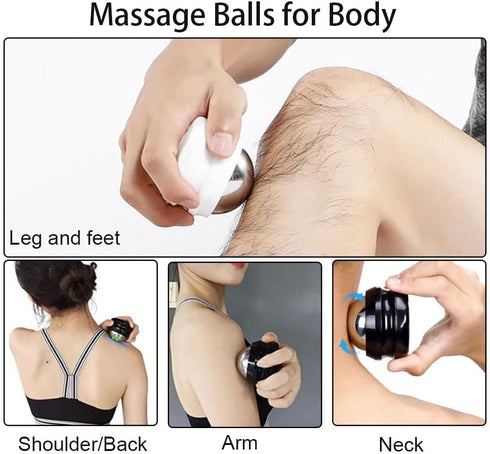 Cold Massage Roller Ball - Gifts for Boyfriend Him Men Women, Stays Cold for 6 Hours, Muscle Recovery Tools,Personal Care Massage Essentials,Rapid...