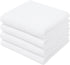 Homaxy 100% Cotton Waffle Weave Kitchen Dish Towels, Ultra Soft Absorbent Quick Drying Cleaning Towel, 13 x 28 Inches, 4-Pack, White...