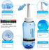 Darate Neti Pot Sinus Rinse Bottle, Nose Wash Cleaner Pressure Rinse Nasal Irrigation for Adult & Kid BPA Free with Sticker Thermometer (500ML)...