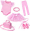 18 Inch Doll Clothes Accessories - Ballet Ballerina Dress Set Fit 18" Doll, Includes Pink Leotard, Tights, Tutu, Slippers, Dance Bag and Hairband...