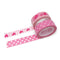 allydrew 10M L x 15mm W Set of 2 Washi Masking Tape, Pink Hearts Art...