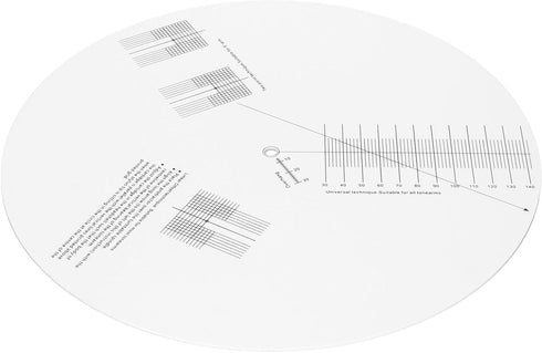 Turntable Strobe Disc, LP Stroboscope Disc Mat Rotational Speed Detection LP Turntables Calibration Disc for Record Player...