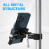 Phone Holder with Clamp for Golf Cart, All Metal Universal Phone Holder Handlebar Mount Clamp for Golf, Stroller, Bicycle, Bike, Wheelchair......
