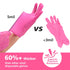 Disposable Gloves for Women, Pink Vinyl Gloves Disposable Latex Free for Cooking, Food Prep, Cleaning, Hair Dye, Tattoo, Medium Duty, Touch Screen...