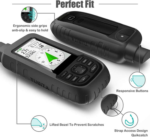 TUSITA Silicone Case Compatible with Garmin GPSMAP 66s 66st 66sr 67...