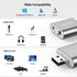 FEMORO USB Sound Card, USB to Audio Jack Adapter 7.1 Channel External Stereo Sound Card with 3.5mm TRS TRRS Microphone Headphone for PC, Laptop, P...