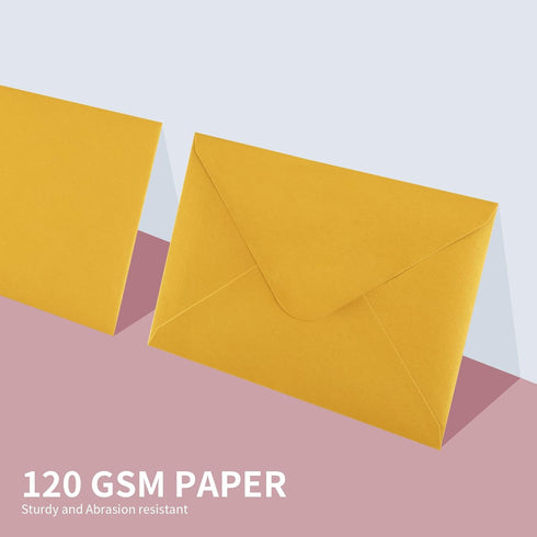 50 Pack 5x7 Envelopes,A7 Invitation envelopes V Flag 5.25 x 7 .25 for 5x7 Cards,Ideal for Invitations,Weddings,Parties,Greeting Cards,Photos(Brigh...