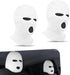 2 PCS Car Seat Headrest Cover, 7.8" x 15.7" Eyes and Nose Head Cover Personalized Funny Hat Decoration, Anti-Scratch and Dustproof Protector, Univ...