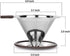 Pour Over Coffee Dripper, Reusable Paperless Coffee Filter,Professional Stainless Steel Drip Cone Brew Coffee Strainer,Upgraded Double Micro Mesh ...