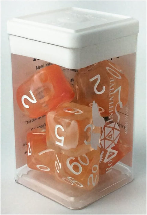 R4I Dice w/Arch'd4: Diffusion - Koi Pond w/ White (7)...