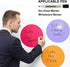 HOXHA Dry Erase Dots, Colorful Dry Erase Circles White Board Removable Markers Wall Decal Spots Stickers Set for Home Office Classroom Students Ta...