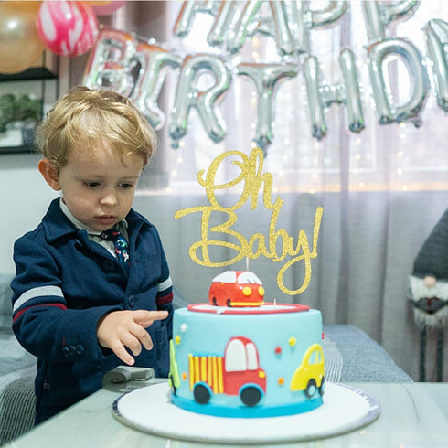 Oh Baby Cake Topper - Baby Shower For boys and girls...
