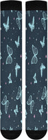 Pretty Butterfly Compression Socks for Women Men,Knee High Stockings for Athletic Sports,Running,Travel (20-30mmHg), C06S20017...